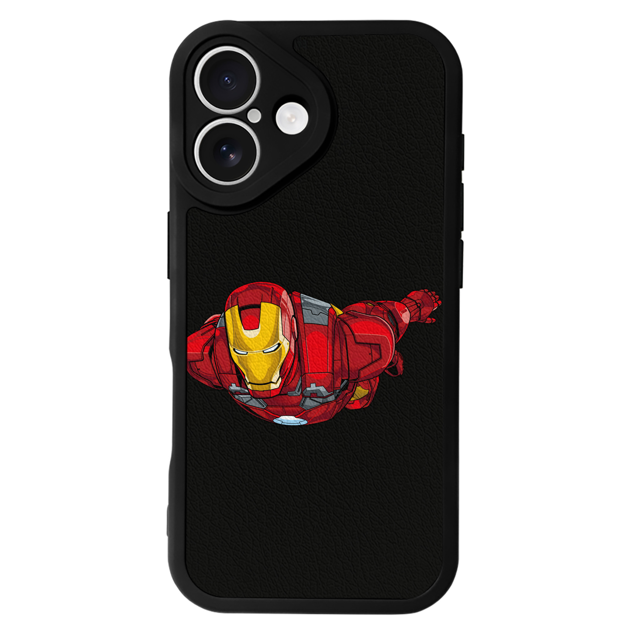 （画像用） アベンジャーズ The Avengers 【iPhone 16シリーズ対応】シリコンスマホケース（レザー調） 材質：シリコン